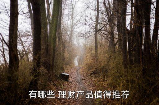 有哪些 理財產品值得推薦