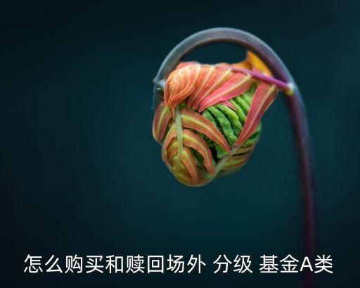 怎么購(gòu)買(mǎi)和贖回場(chǎng)外 分級(jí) 基金A類(lèi)