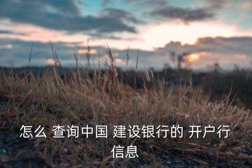 建設(shè)銀行開戶行號(hào)查詢,文登南海建設(shè)銀行開戶行號(hào)查詢