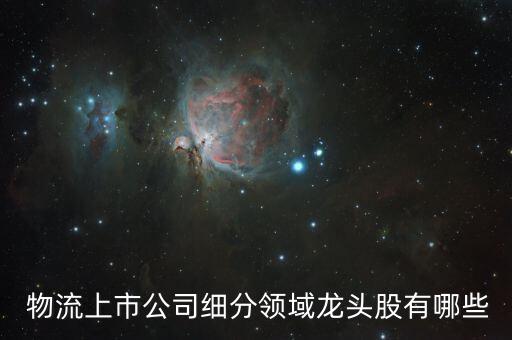  物流上市公司細(xì)分領(lǐng)域龍頭股有哪些