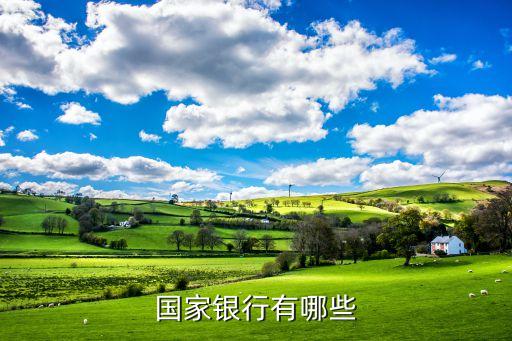 國(guó)家銀行有哪些