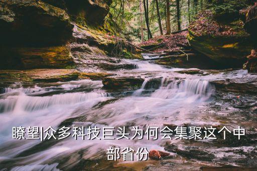 瞭望|眾多科技巨頭為何會集聚這個(gè)中部省份