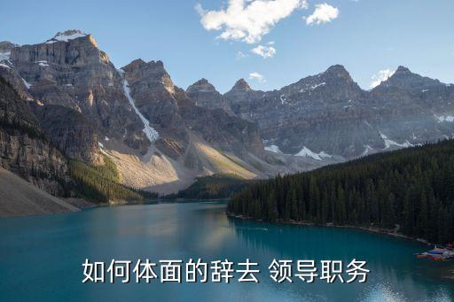 公司領(lǐng)導卸任辭,對卸任領(lǐng)導的工作肯定